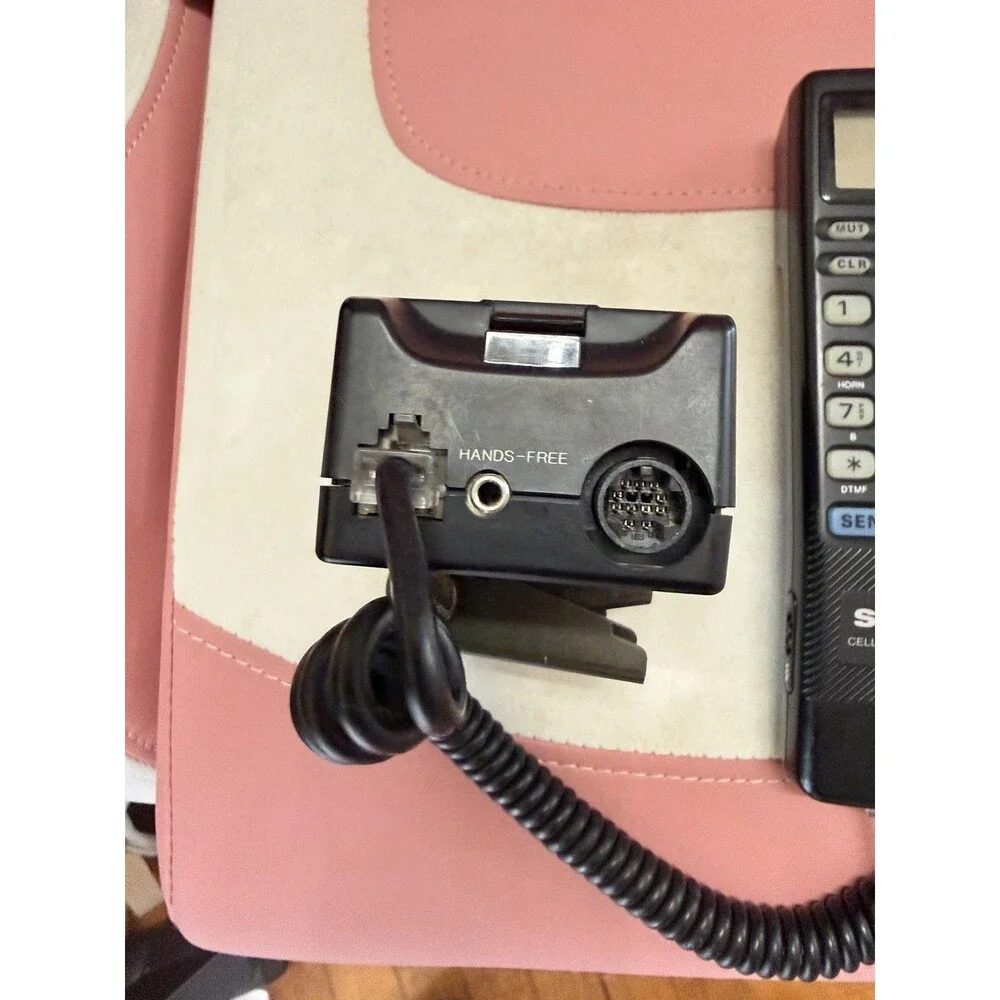 Vintage Shintom Cellular CarPhone Handset and Speaker Unit